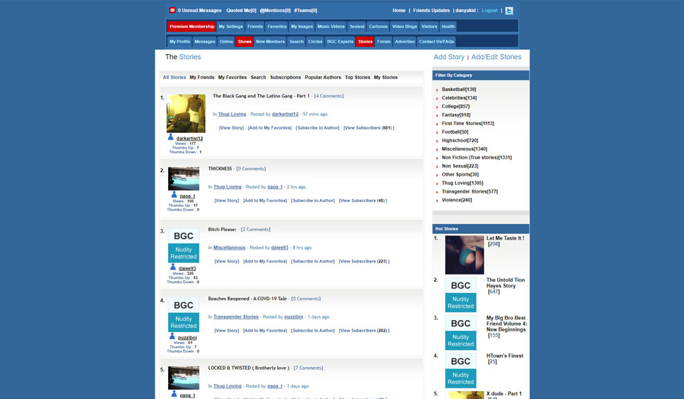 Do the members enjoy privacy in BGCLive