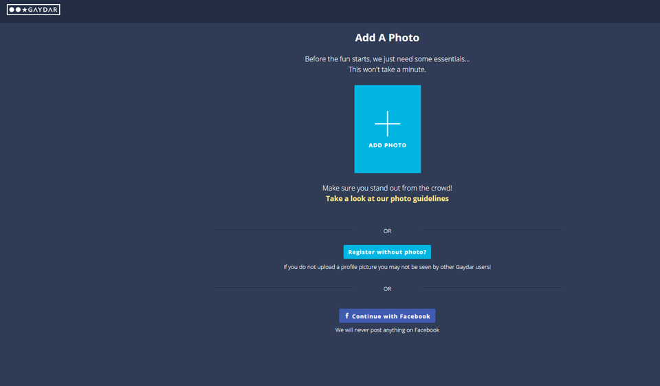 Safety and security on Gaydar
