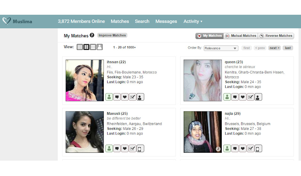 Muslima Allgemeines Alter der Mitglieder