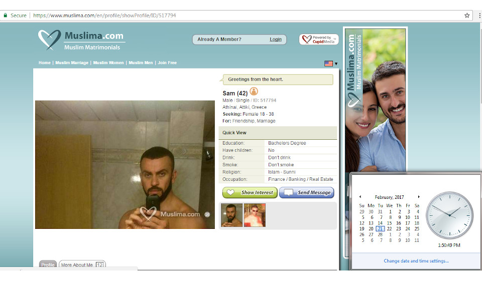 Muslima Website-Version von Muslima