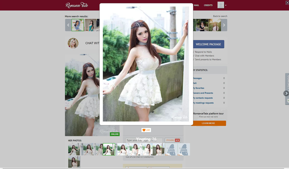 RomanceTale Design and Usability