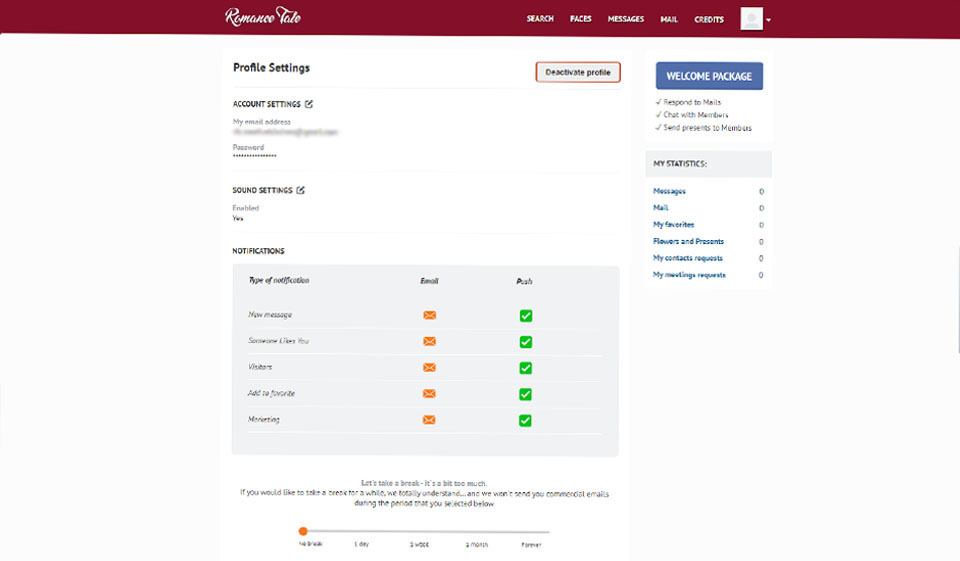 RomanceTale Expelled Account