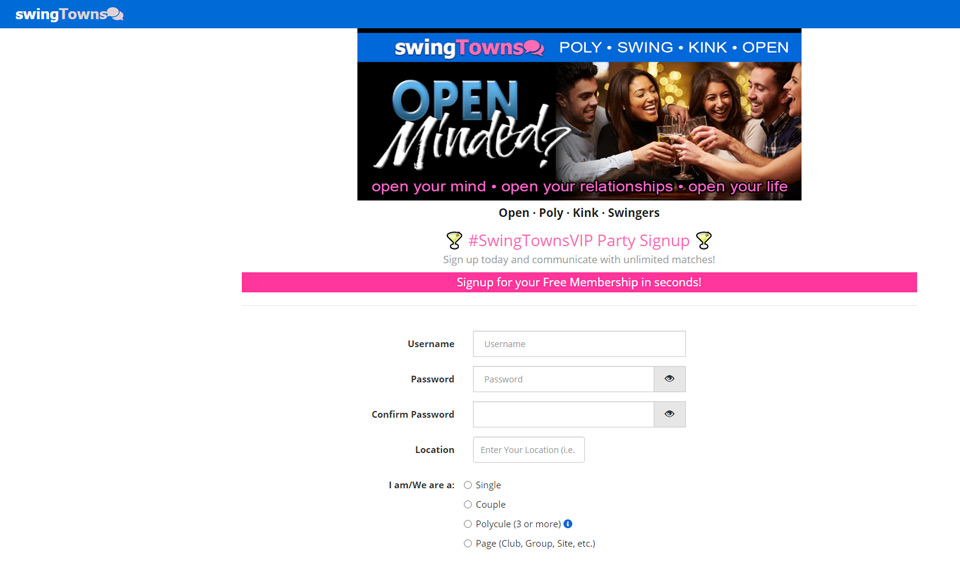 Is Swingtowns Profile set-up