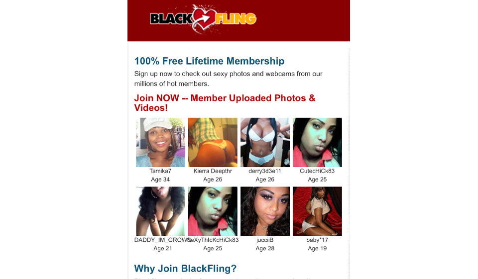 Mobile app BlackFling