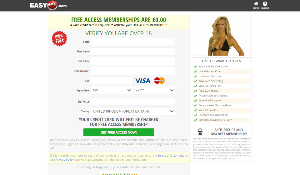 How To Delete Easysex.Com Account?