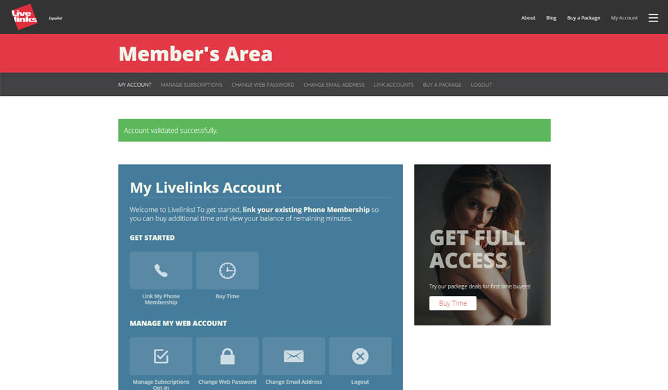 LiveLink app per dispositivi mobili