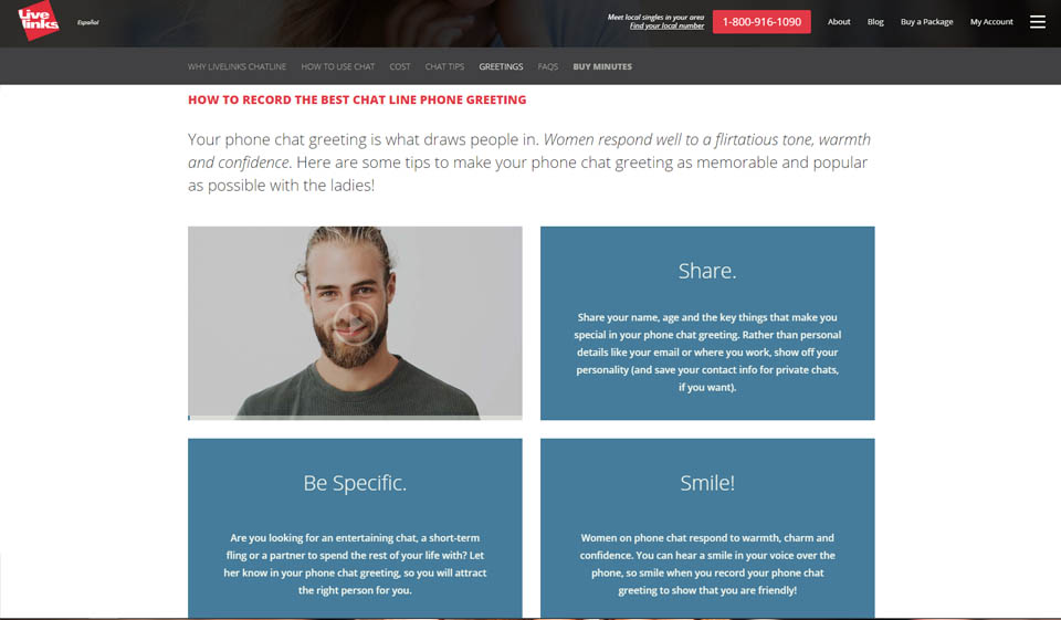 Qual è il significato della chatline di LiveLinks?