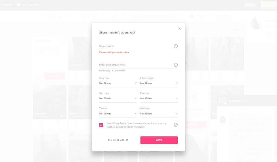 Présentation de BlackWink
