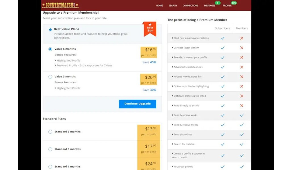 Country Match kuponger