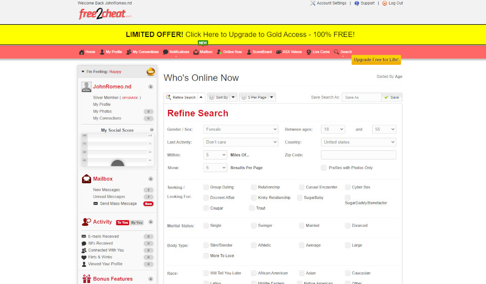 Is Free2Cheat anoniem?