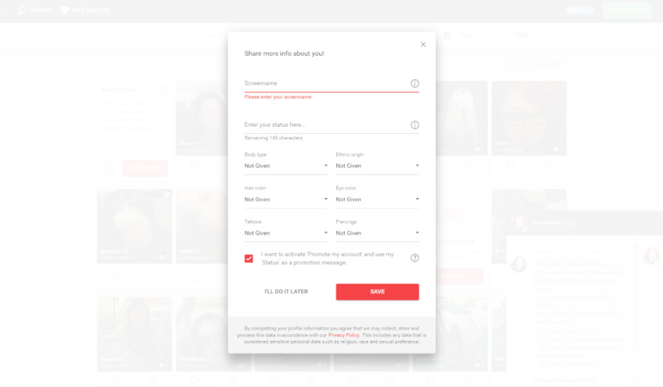 MaturesForFuck Review: Great Dating Site