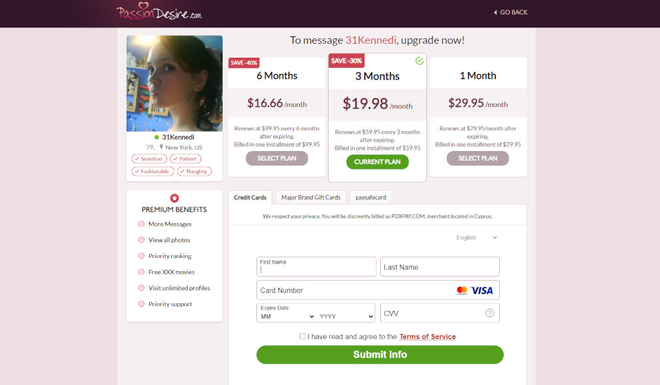 The Main Concerns with Passiondesire.com Platform