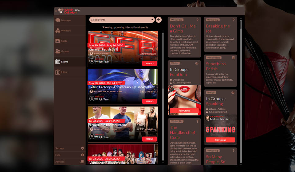 Alternative di Whiplr