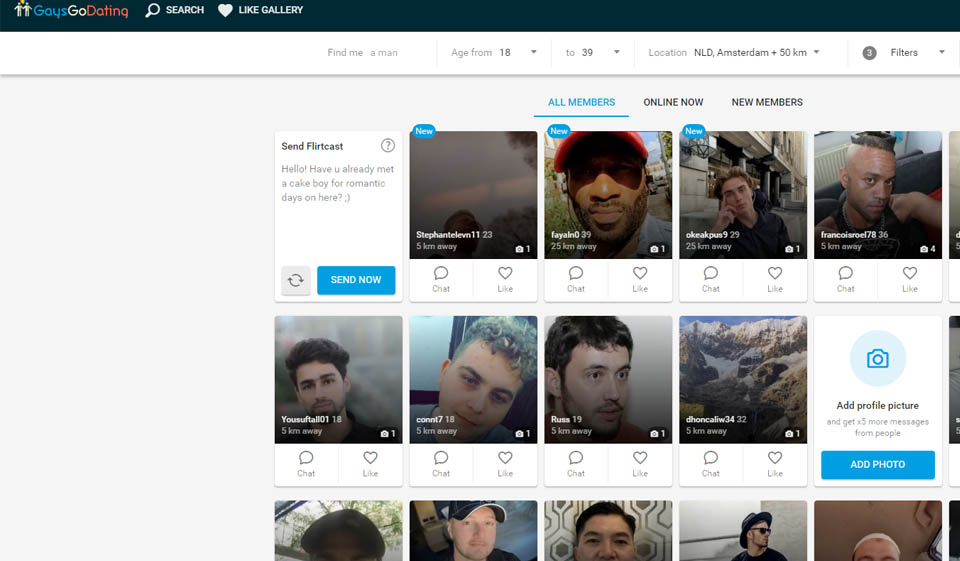 Profiluri GaysGoDating