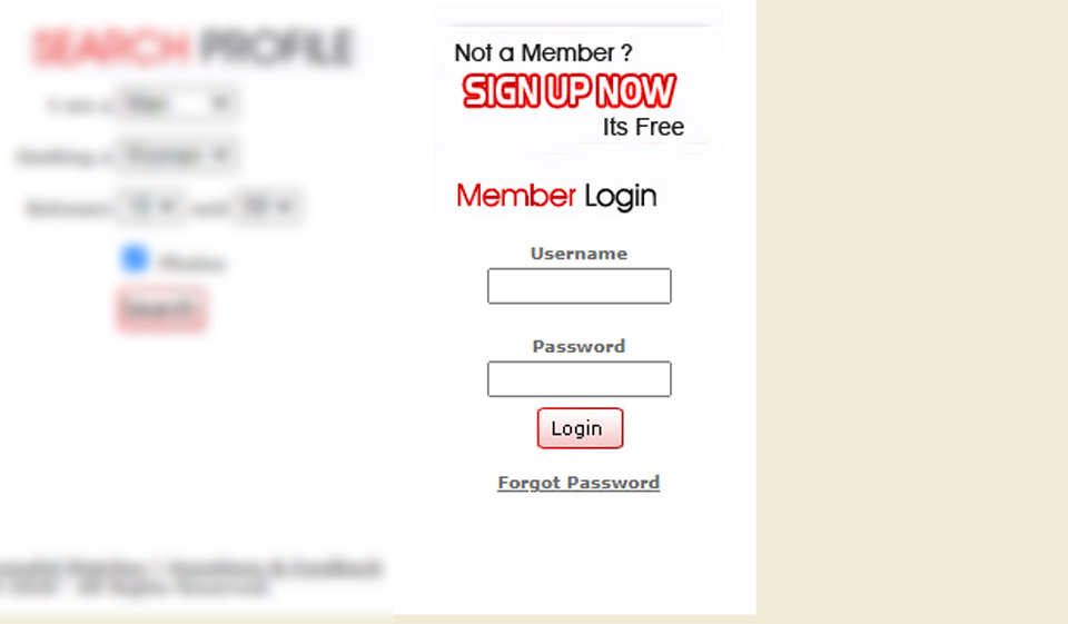 Registrering hos Iranian Singles