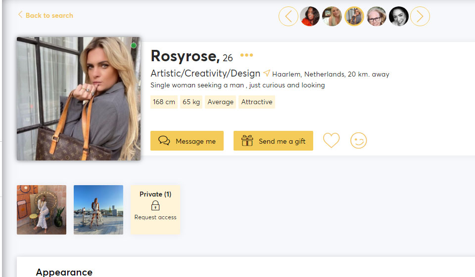 Perfiles de Sugar Babies