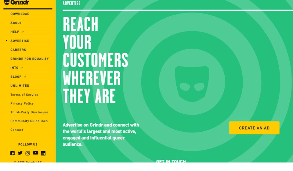 Signing Up at Grindr