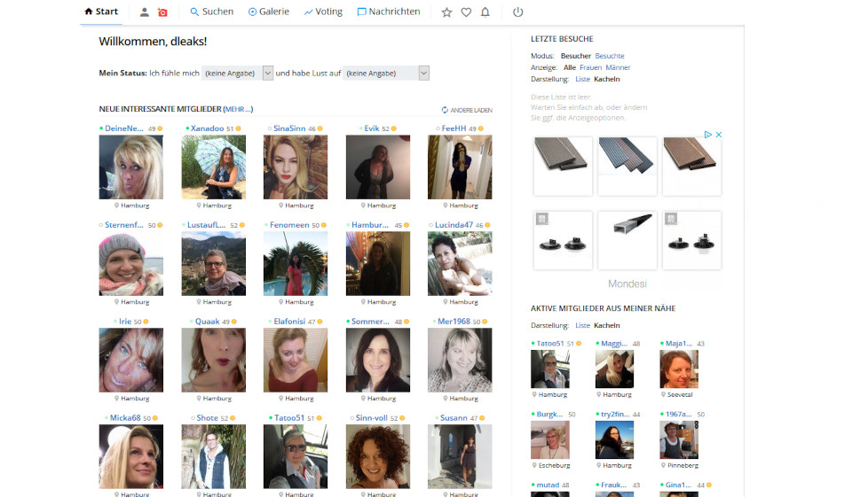 Vyhledávání a kvalita profilu Finya