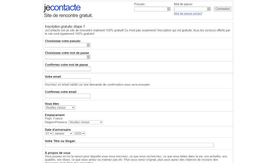INSCRIPTION - EST-ELLE VRAIMENT FACILE?