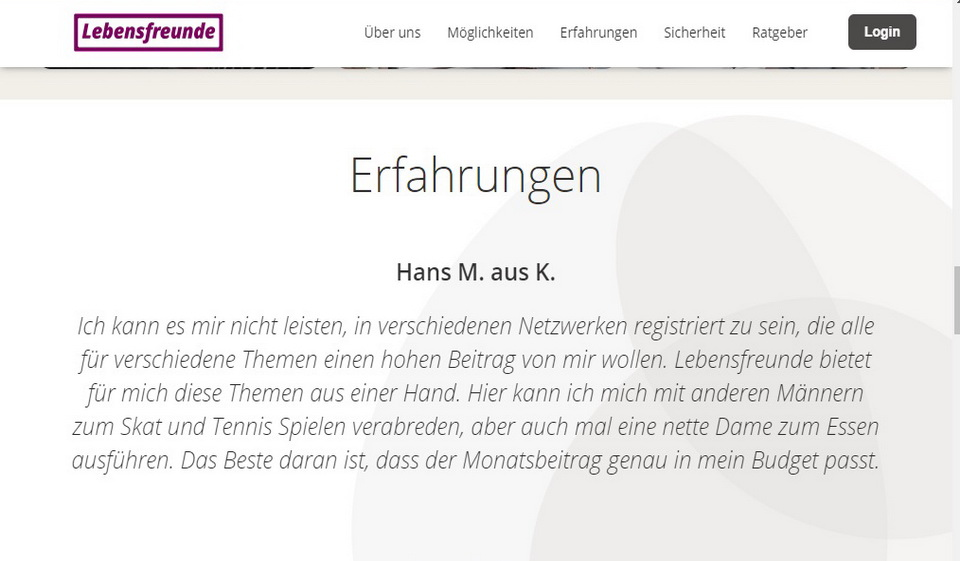 Avis des clients sur Lebensfreunde