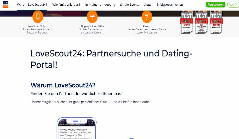 Rund um Lovescout24