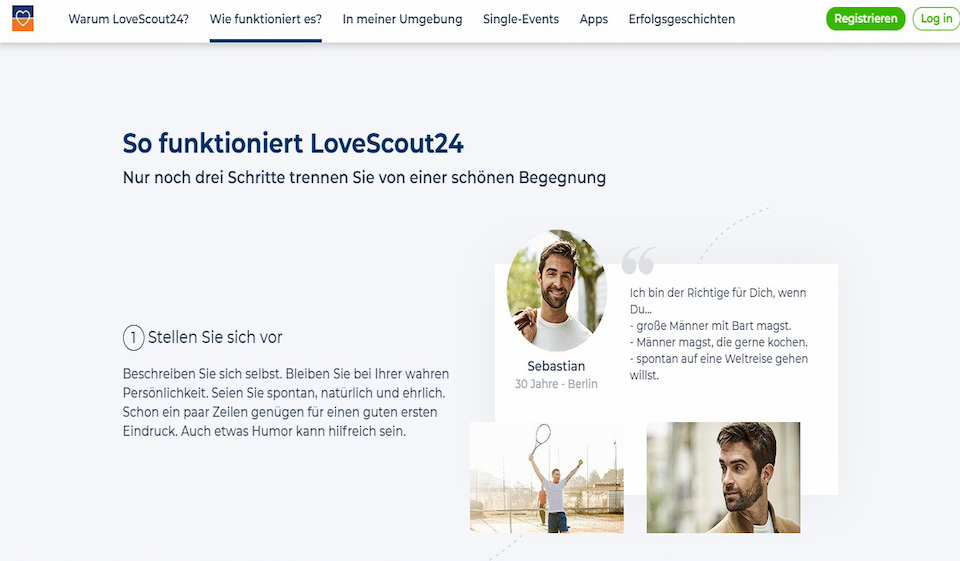 Ist die Anmeldung bei Lovescout24 unkompliziert?
