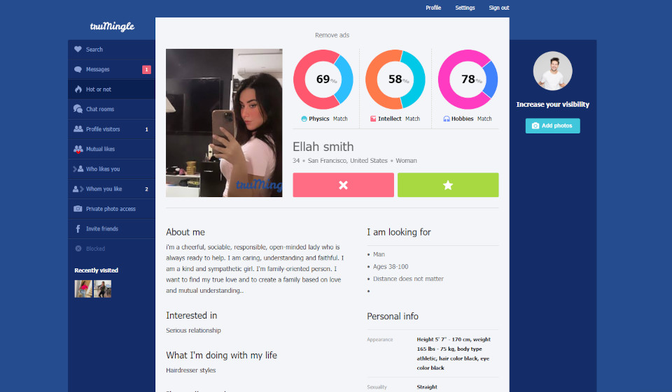 What is TruMingle used for?