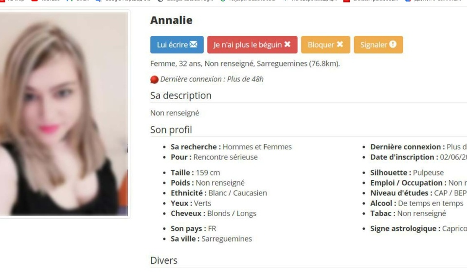 Recherche et qualité du profil de Le Béguin?