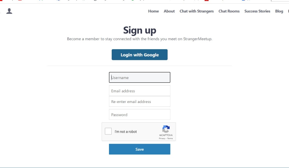 Stranger Meetup: Sign In