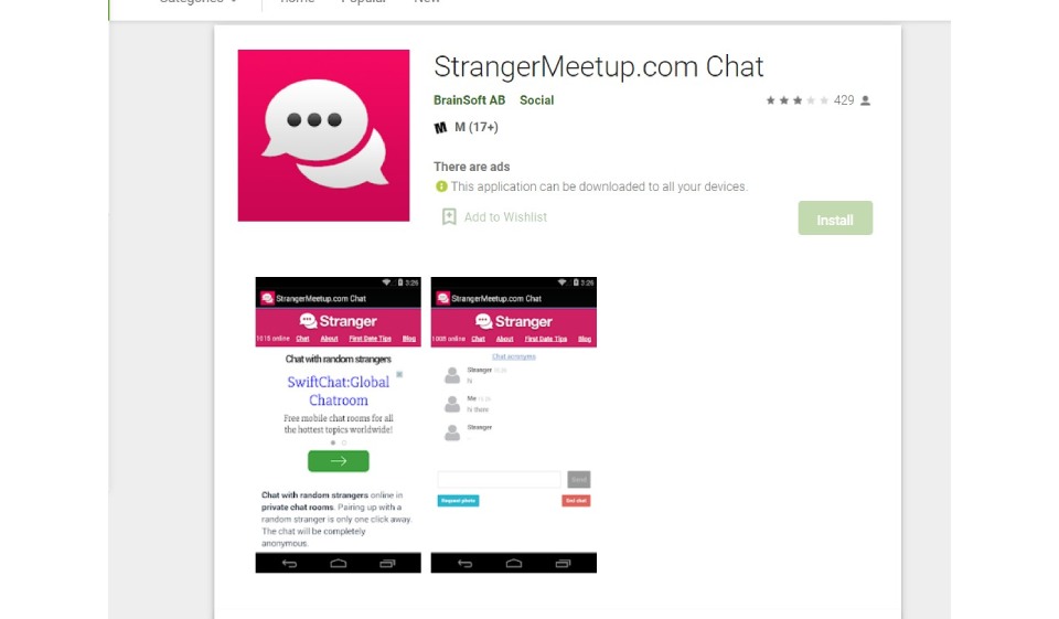 Mobile App Stranger Meetup